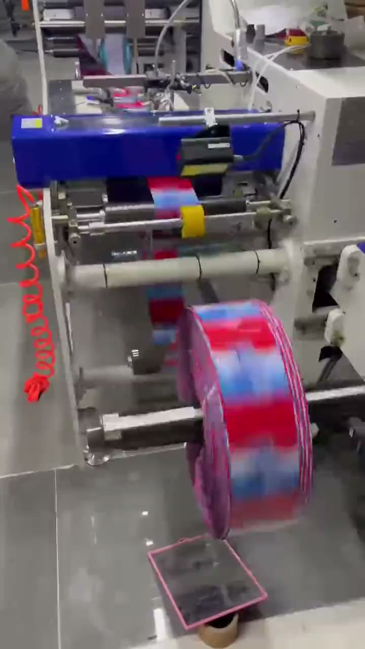 Printing press producing shrink sleeve labels